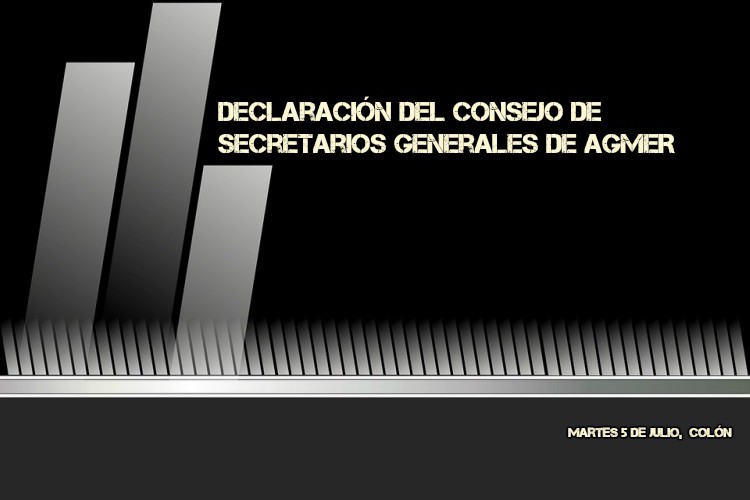 Declaración Secretarios Generales de AGMER
