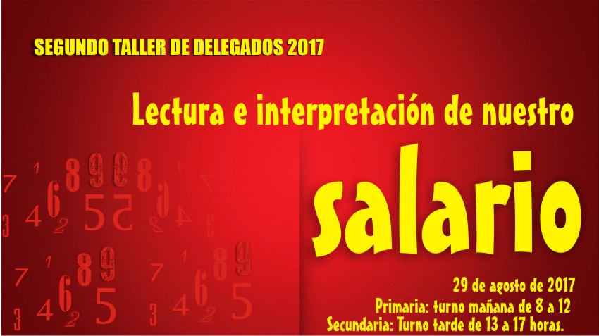 SEGUNDO TALLER DE DELEGADOS 2017