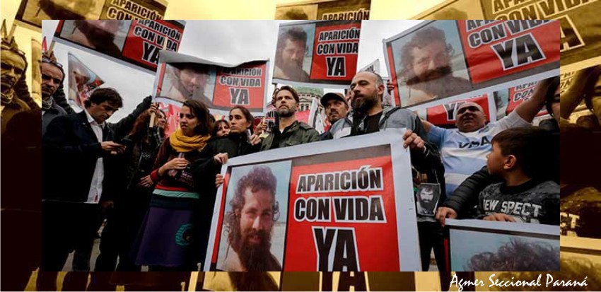 Hambre, ajuste, entrega y represión Aparición con vida de Santiago Maldonado