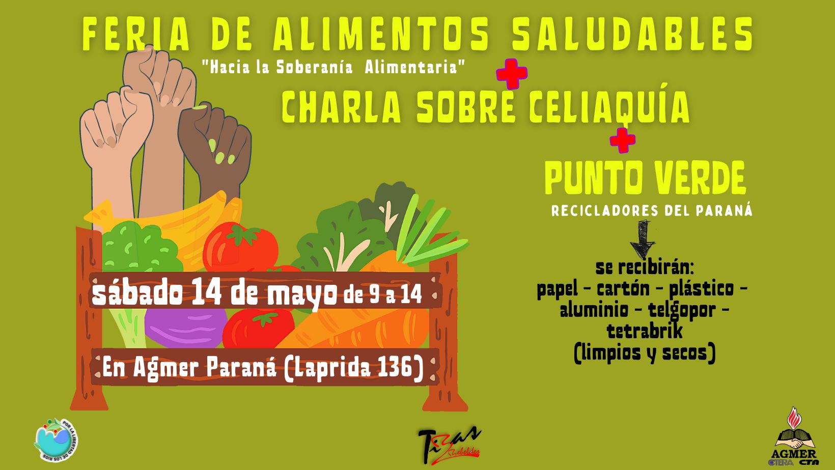 Feria de alimentos saludables 14 de mayo