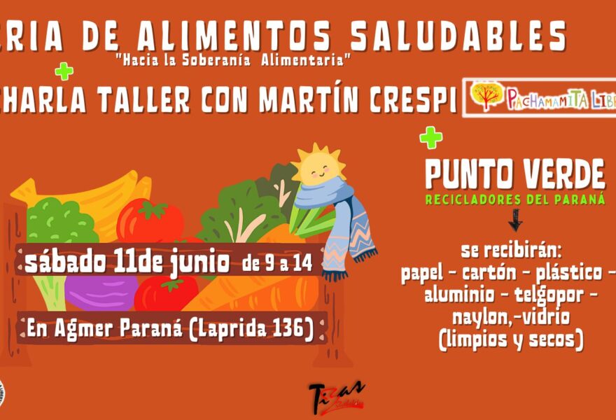 Feria saludable, punto verde y charla