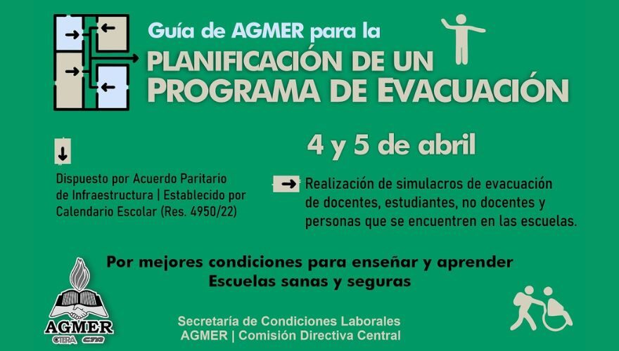Guía de AGMER para Plan de Evacuación