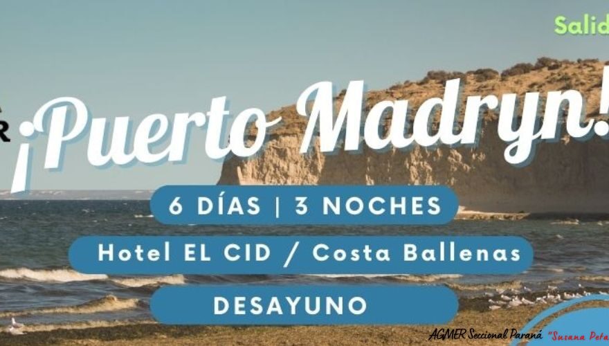 Viaje a Puerto Madryn para afiliadas y afiliados