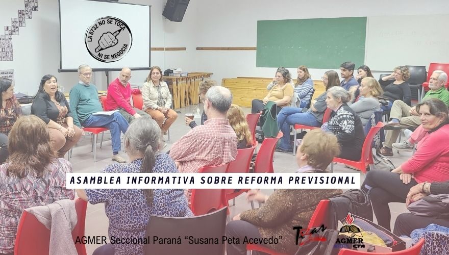 Asamblea informativa sobre reforma previsional