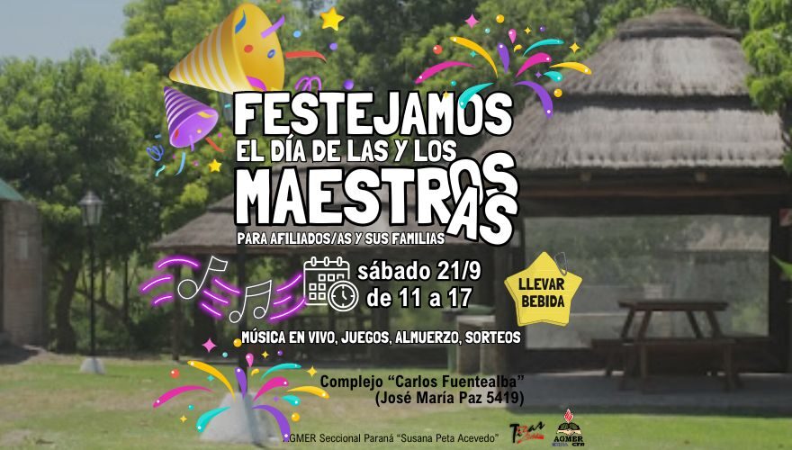 Festejamos el día de las y los maestros