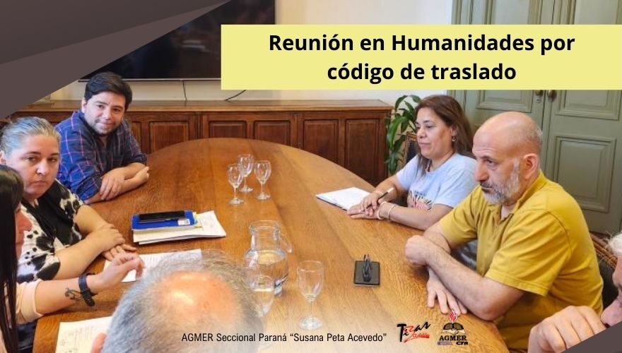 Reunión en Humanidades por código de traslado