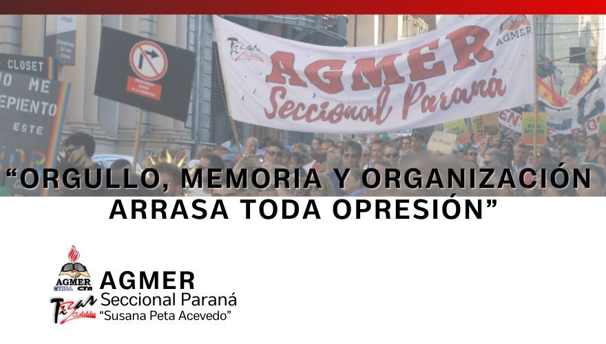 Orgullo, Memoria y Organización