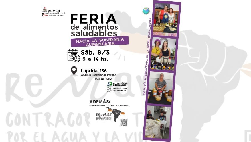 Feria saludable el 8 de marzo