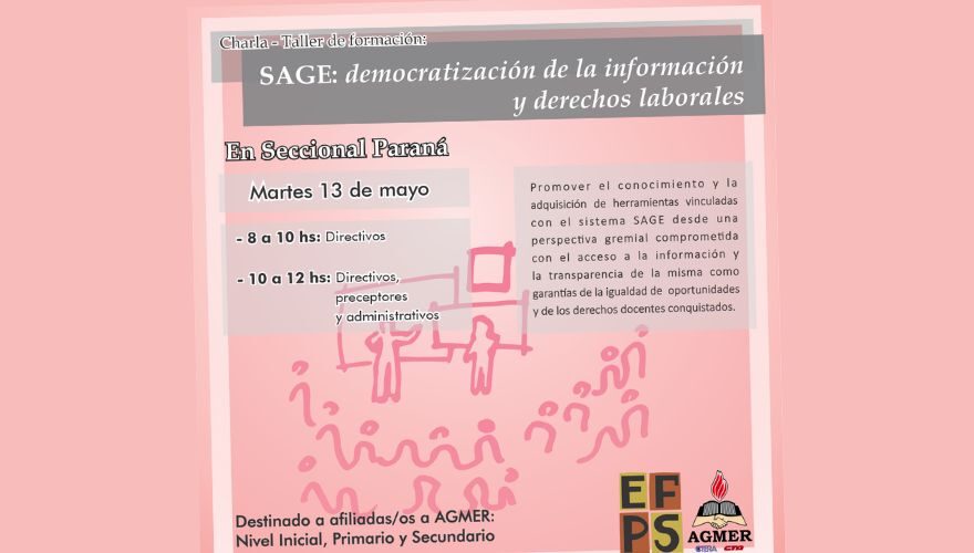 Charla Taller sobre SAGE el 13 de mayo