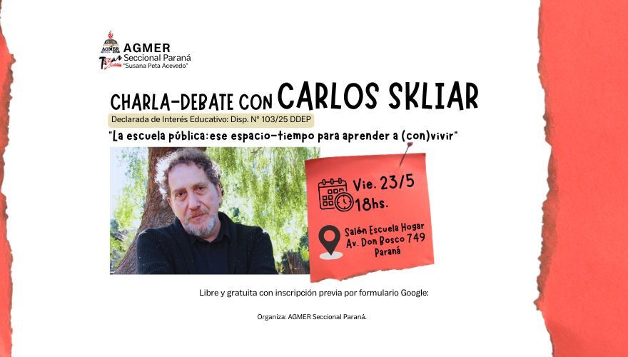 Carlos Skliar en Paraná
