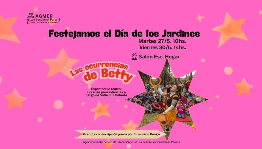 Festejamos el día de los jardines