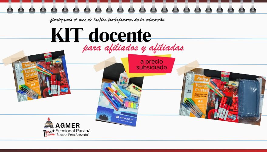 Kit docente a precio subsidiado