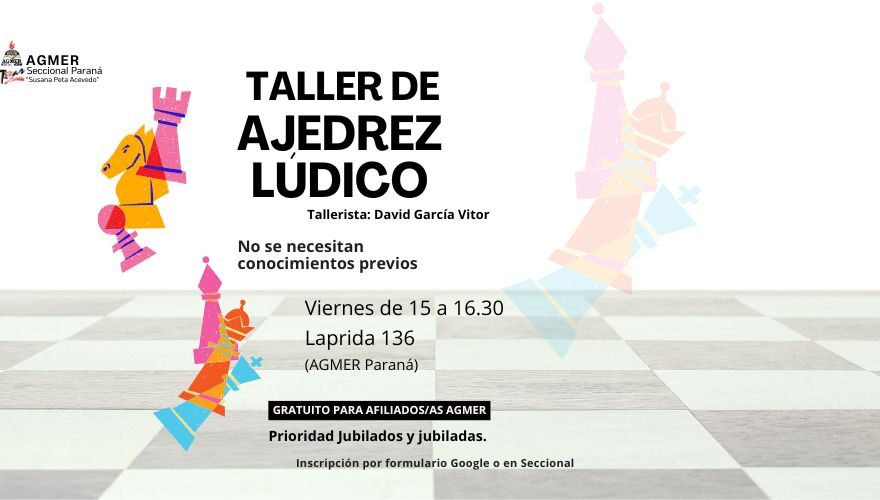 Taller de ajedrez lúdico
